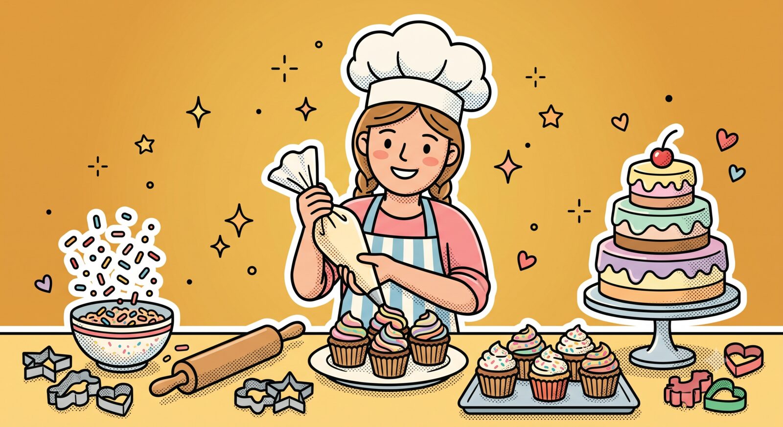Decoración de tortas y repostería